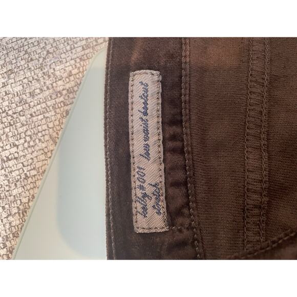 CITIZENS OF HUMANITY Lilah Low Waist Bootcut Velvet Jeans Dark Brown Size 32 - Picture 4 of 6